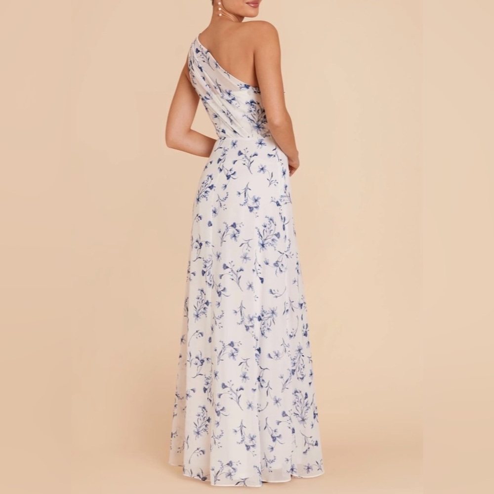 NWT Birdy Grey Kira Dress Chiffon Blue Le Fleur Bridesmaid Wedding Dress XL - Picture 3 of 15